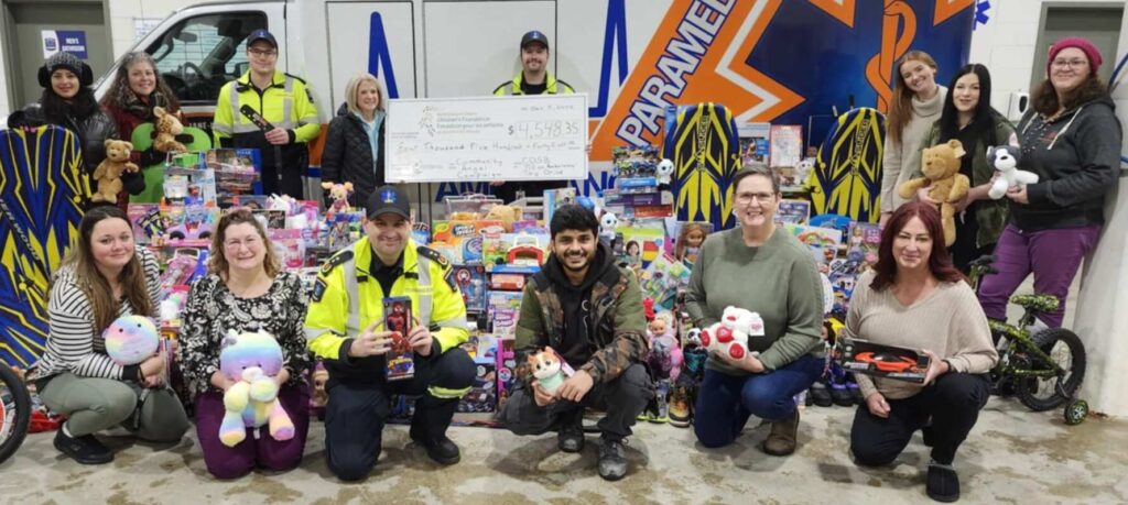 Not One But Two Ambulances Filled To The Roof With Toys During Annual